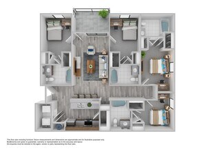 3x4 with Office 3301 floor plan